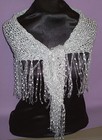 Dressy Shawlette - White - Shawl -  Perfect for Parties and the Holidays!!! — photo 2