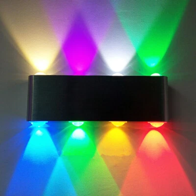 LUMINTURS Dimmable/N 6W/8W LED Wall Sconce Light Up/Down Lamp Fixture Modern Decor Bedroom