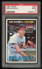 1967 Topps #267 Don Schwall PSA 9 MINT #25555121