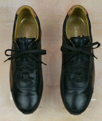 Travel Black Leather Two Tone Oxford Driving Walking Shoes Men's US 11  EUR 45