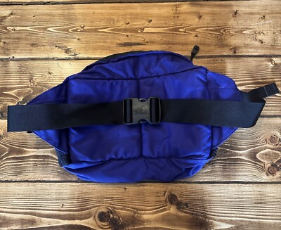 The North Face Vintage Lumbar Waist Fanny Pack Purple Black Large