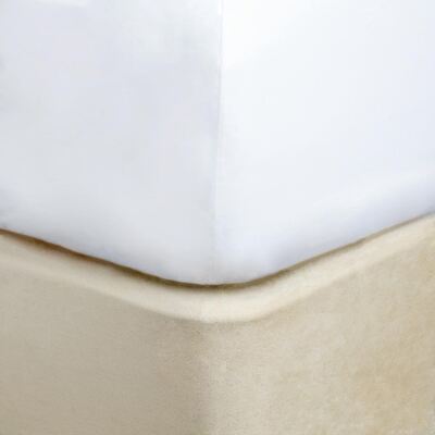 Mitre Essentials Diwan Bettgestell Halstuch in Haferflocken Polyester - einfache Passform - King Size