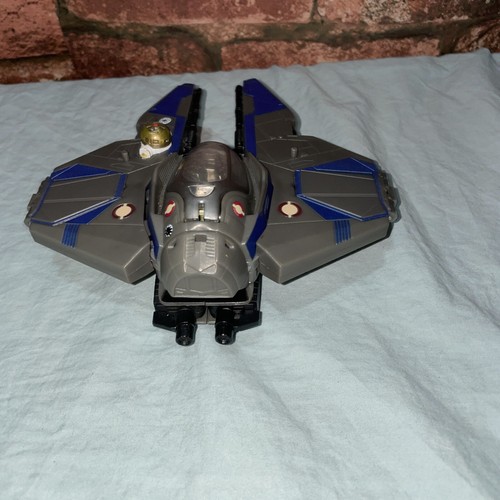 Star Wars Transformer Obi-Wan Kenobi to Jedi Starfighter Hasbro 2005 - Picture 4 of 6