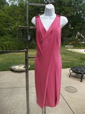 NWT AUTH PRADA SPECTACULAR  PINK DRESS 46 12 US