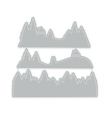 New Hero Arts "SNOWY DRIFTS" Steel Fancy Die