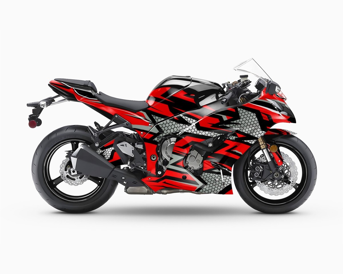 ❁⃘❁⃘ Ninja Stickers Kawasaki Ninja Graphics Kit - Factory-Style
