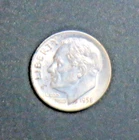 1958 D Roosevelt Dime 90% Silver     F426