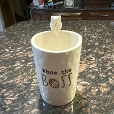 Who’s The Boss Pen Holder-Pencil/ Toothbrush Holder 