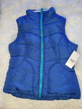 Everlast Vest Medium Blue Womans New With Tags Fleece Lined