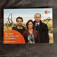 Autogrammkarte Nord Nord Mord 2026 handsignie...