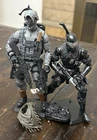 Fortnite G.I. Joe Snake Eyes 6 action figure + custom Alley Viper + stands