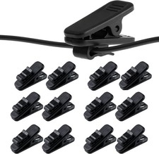 26 Pack Headphone Cable Clips Anti Slip Earbud Wire Holders for Shirt