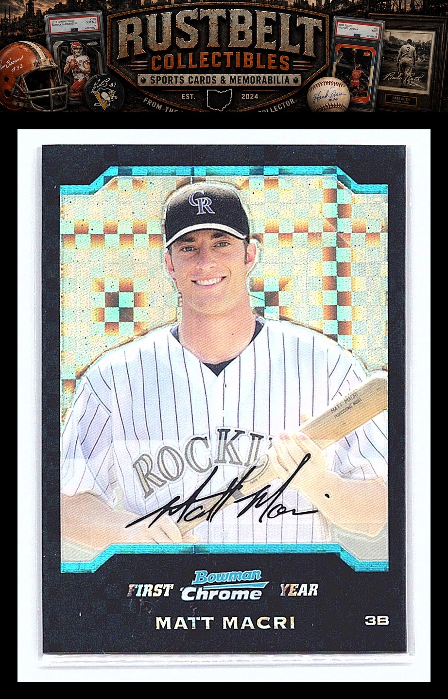 Matt Macri #58 Baseball Cards 2004 Bowman Chrome Draft Picks trading card — raw and PSA graded price guide