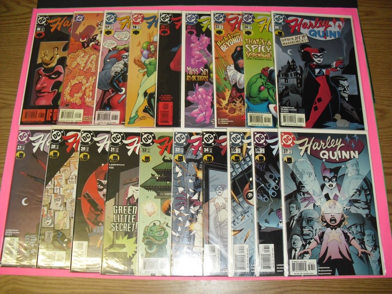 Lot of 19 Harley Quinn 2000 run, most NM! DC 8 15 17 18 20 22 23 24 26 27 28 29