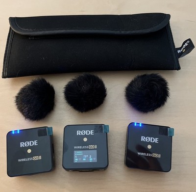 RØDE Rode Wireless Go II Dual Channel Wireless Microphone Audio System Pod Cast