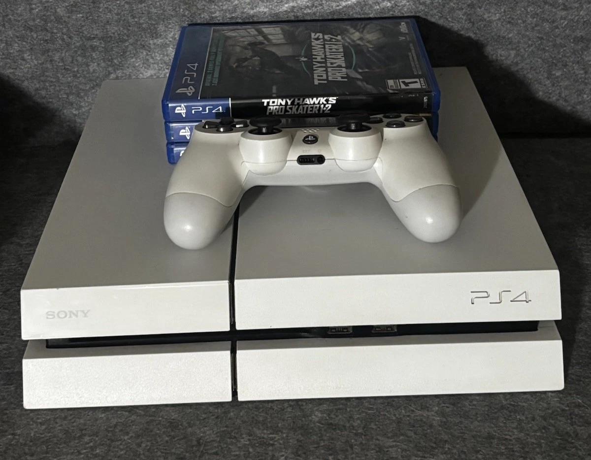 Sony PlayStation 4 White Region Free Video Game Consoles for sale