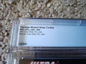Teenage Mutant Ninja Turtles Nintendo (NES) 1989 CGC grado 8,5 (cartuccia 9,2)