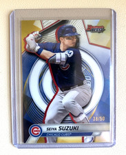 2025 Bowman's Best - Seiya Suzuki - #43 - Chicago Cubs - GOLD /50