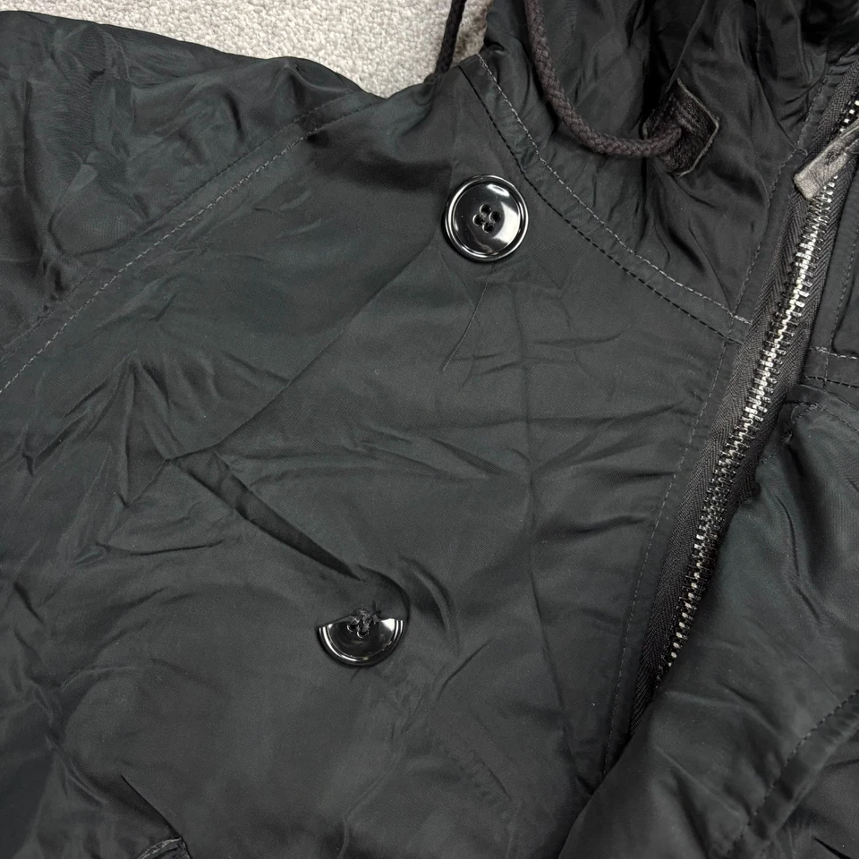 N 2B Jacket Adult Large Black Army Flying Parka Snorkel Outdoors Hood Coat Men* - Image 4 of 4