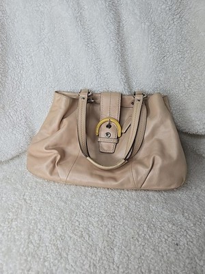 COACH Soho Leather East West Tote PINK BLUSH Bag Purse 