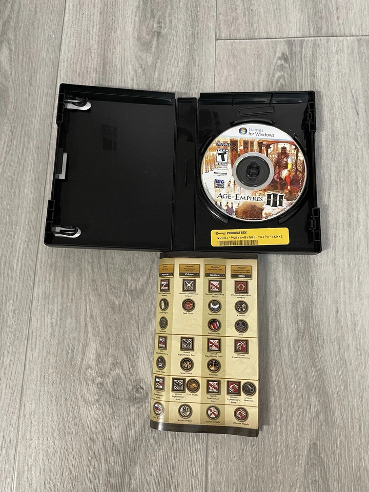 Age of Empires 3 III And The Asian DynastiesPC CD Video Game 2005 CIB W/Manual - Image 4 of 4