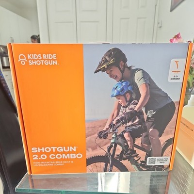 Kids Ride Shotgun 2.0 Combo seat and handlebars mountain bike