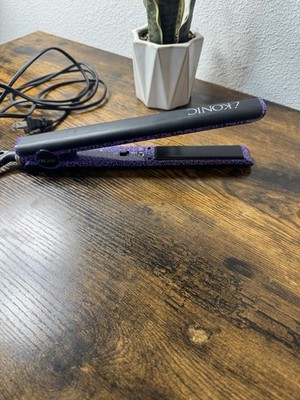 Ikonic Hair Straightener|Flat Iron   Model IK610F - Purple Leopard Print Working