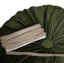 Bridal Formal Appliqu  1/2" Trim Pearls Seed Beads Sparkle 3 Yards