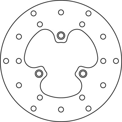 TRW Bremsscheibe (für: Benelli K2 100 M2 99-01 hinten )