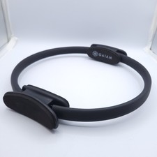 Gaiam Mad Pilates Resistance Exercise Pilates Ring Double Handle Black