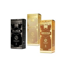 Organo Gold 3 Pack - Black Gourmet Coffee, Café Latte, Gourmet Café Mocha