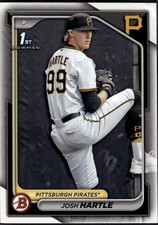 Josh Hartle 2024 Bowman Draft Pittsburgh Pirates #BD-3