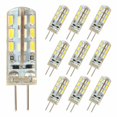 10X 3W G4 LED Lampe Stiftsockel Leuchtmittel Birne Kaltweiß Dimmbar 12V - Bild 1 von 4