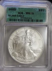 2003 US Silver Eagle $1 ICG MS69