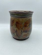 Royal Doulton Lambeth Natural Foliage Tobacco Jar Or Tobacco Humidor with Lid