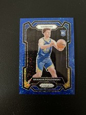 2023-24 PANINI BASKETBALL #147 BRANDIN PODZIEMSKI RC BLUE SPARKLE PRIZM /144