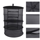 1 set of Garden Plants Hanging Drying Net Drying Rack with Zipper