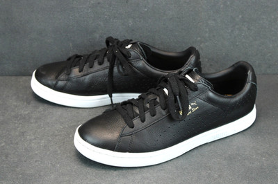 Puma Court Star NM Herren Sneaker Sportschuhe Gr. 44 schwarz weiß Leder FS188