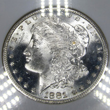 MS 63 Graded 1881 Year Morgan US Dollars (1878-1921) for sale | eBay