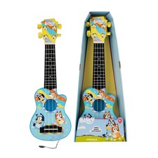 Bluey My First Guitar Kids Beginner Acoustic Ukulele with 4 Nylon Strings