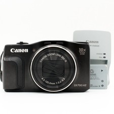 CANON PowerShot SX700 HS Black 30x Optical Zoom Lens Digital Camera Near Mint 