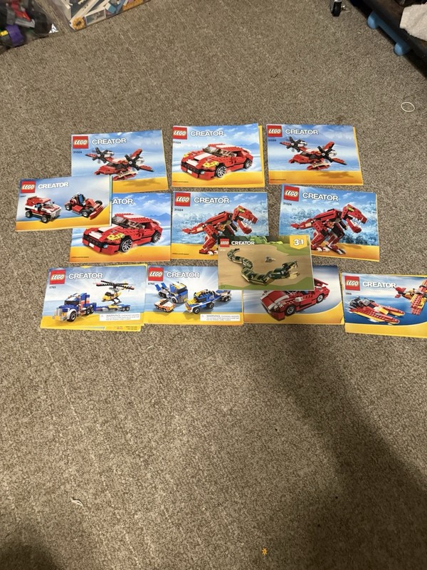 LEGO Creator Illustrated Instruction Manual Booklets Lot 31024 5765