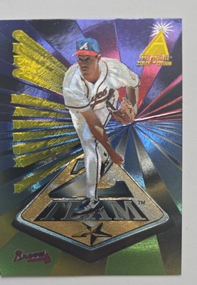 1995 Zenith Z Team Greg Maddux #8 Nice BuY It NoW Gradable HOF Look