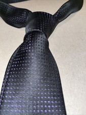 Marc Anthony Micro Dot Purple Silk Tie 58 X 3"
