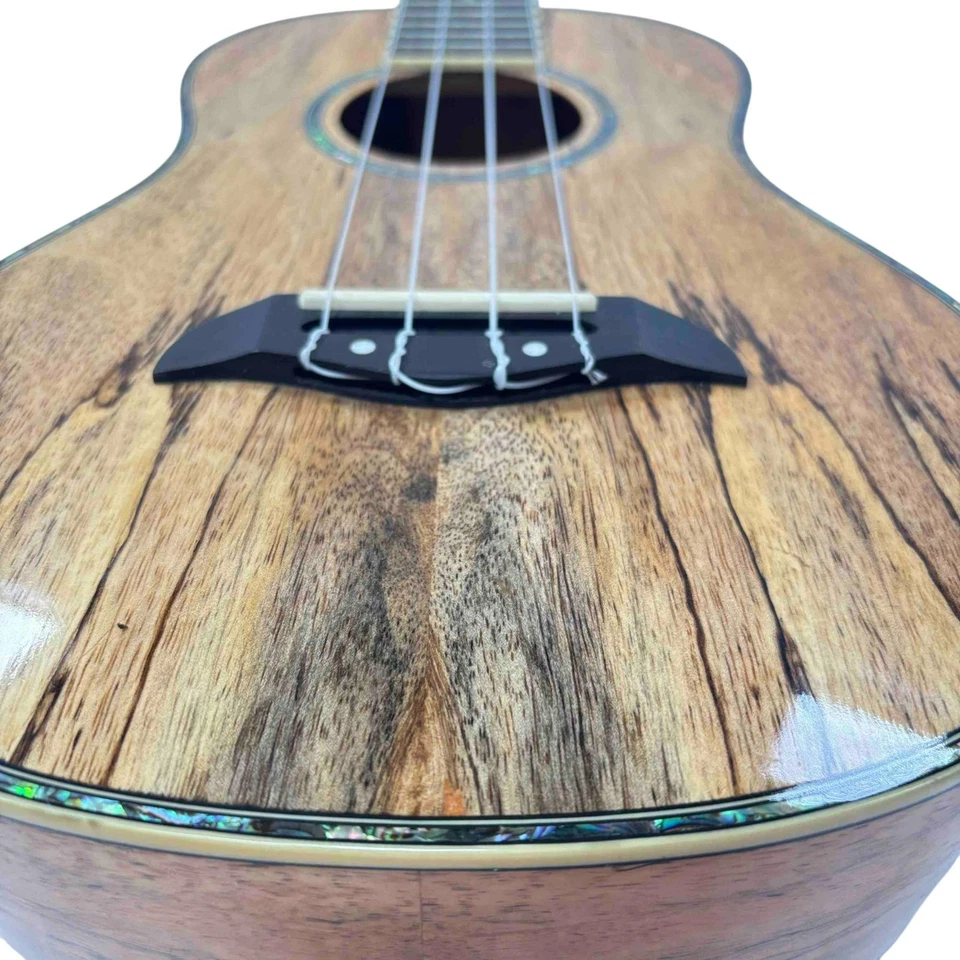 Oscar Schmidt Ukulele Spalted Mango OU7TLH With Hard Case XLNT Condition - Image 3 of 4