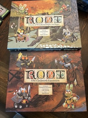 ROOT Board Game Base Game & The Clockwork Expansion-Complete/Excellent Condition