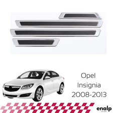 Einstiegsleisten Carbon Chrom Schutz Blende 4tlg für Opel Insignia 2008-2013