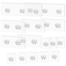 15 Pack Shower Caddy Adhesive Replacement Strong No Drilling Shower Shelf Ad...