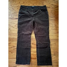Brooks Brothers Lucia Fit Brown Corduroy Pants Size 12