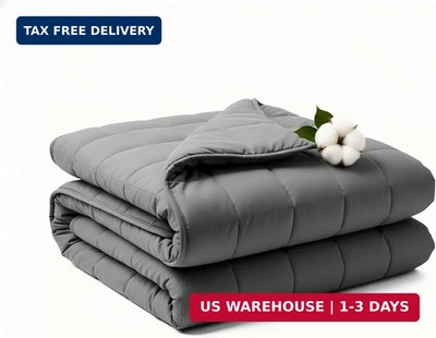 Weighted Blanket 15lbs 60''x80'', Weighted Blankets for Adults, Cooling Weighted B